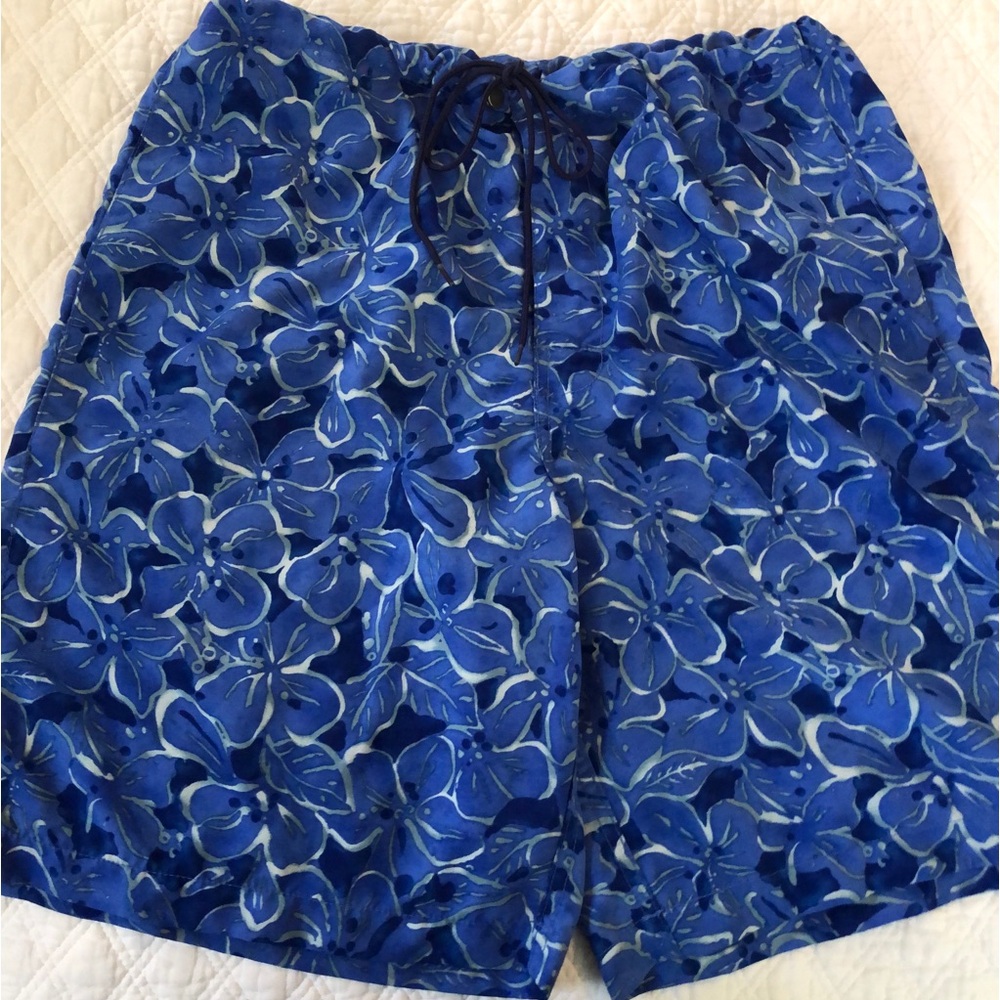 Polo Ralph Lauren Blue Floral Swim Sorts